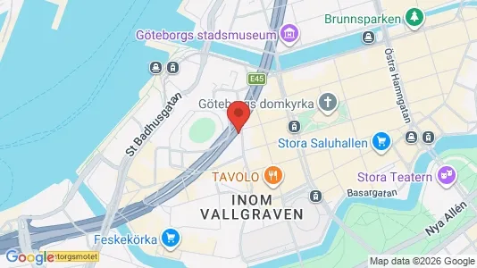 Kontorslokaler att hyra i Göteborg Centrum - kort over placeringen