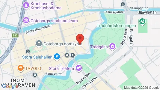 Kontorslokaler att hyra i Göteborg Centrum - kort over placeringen