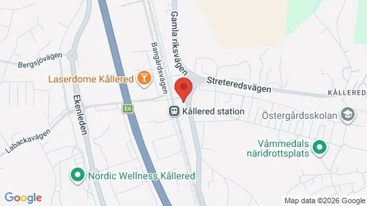 Kontorslokaler att hyra i Mölndal - kort over placeringen