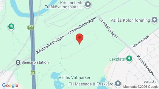 Lagerlokaler att hyra i Halmstad - kort over placeringen