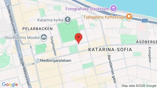 Kontorslokaler att hyra i Södermalm - kort over placeringen