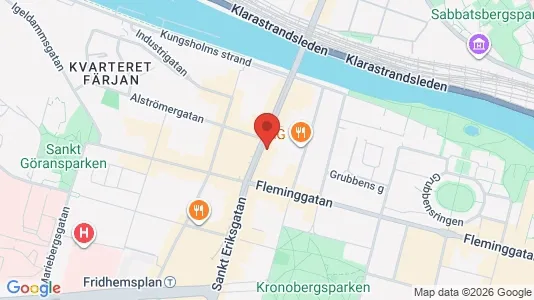 Kontorslokaler att hyra i Kungsholmen - kort over placeringen