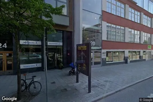 Kontorslokaler att hyra i Hammarbyhamnen - Bild från Google Street View