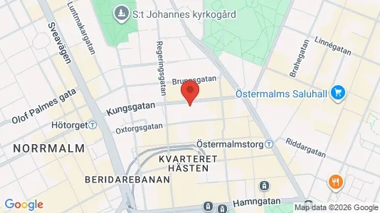 Kontorslokaler att hyra i Stockholm Innerstad - kort over placeringen