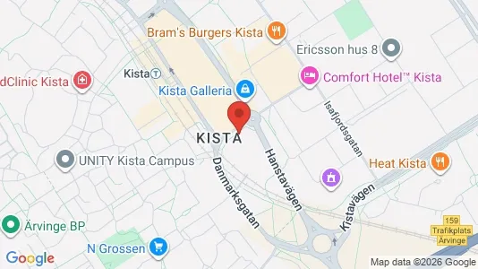 Kontorslokaler att hyra i Västerort - kort over placeringen