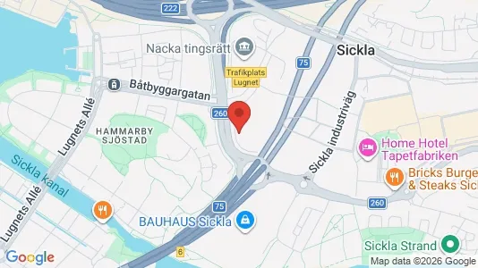 Kontorslokaler att hyra i Nacka - Bild från Google Street View