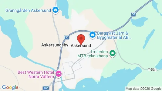 Kontorslokaler att hyra i Askersund - Bild från Google Street View