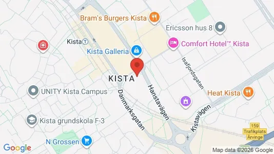 Kontorslokaler att hyra i Västerort - kort over placeringen