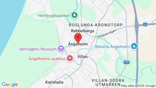 Kontorslokaler att hyra i Ängelholm - kort over placeringen