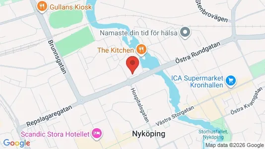 Kontorslokaler att hyra i Nyköping - Bild från Google Street View