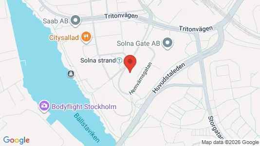 Kontorslokaler att hyra i Solna - Bild från Google Street View