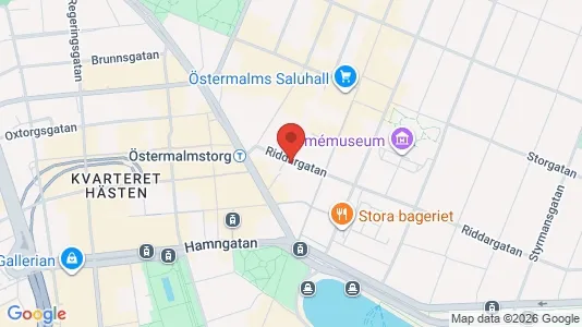 Kontorslokaler att hyra i Stockholm Innerstad - kort over placeringen