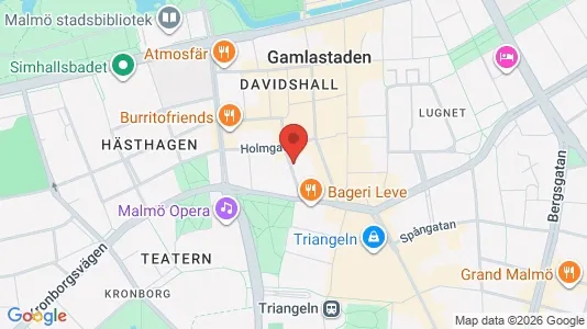 Kontorslokaler att hyra i Malmö Centrum - kort over placeringen