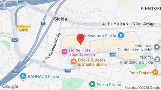 Kontorslokaler att hyra i Nacka - Bild från Google Street View