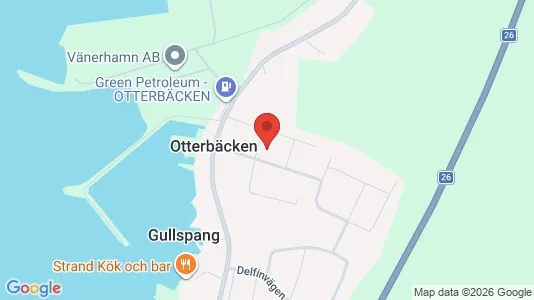 Kontorslokaler att hyra i Gullspång - kort over placeringen