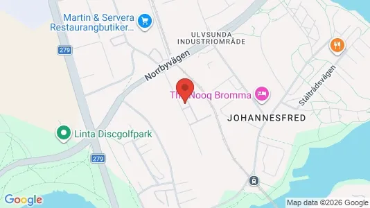 Kontorslokaler att hyra i Västerort - kort over placeringen