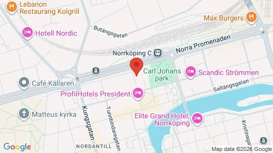 Kontorslokaler att hyra i Norrköping - Bild från Google Street View