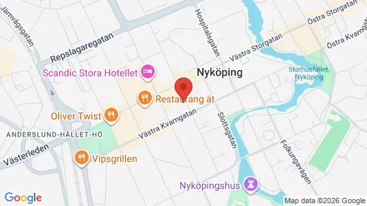 Kontorslokaler att hyra i Nyköping - Bild från Google Street View