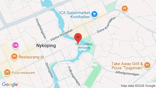 Kontorslokaler att hyra i Nyköping - Bild från Google Street View