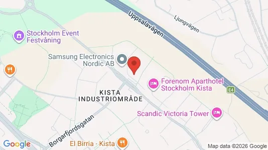 Kontorslokaler att hyra i Västerort - kort over placeringen
