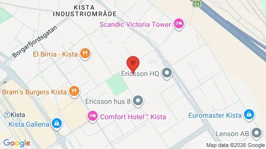 Kontorslokaler att hyra i Västerort - kort over placeringen