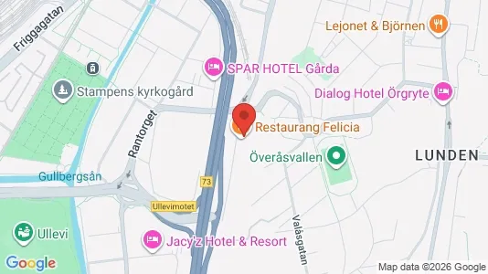 Kontorslokaler att hyra i Örgryte-Härlanda - kort over placeringen