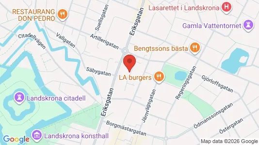 Kontorslokaler att hyra i Landskrona - Bild från Google Street View