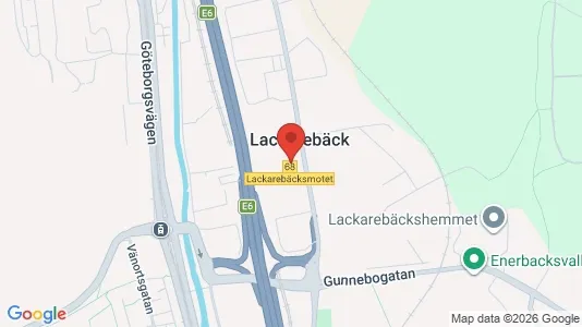 Kontorslokaler att hyra i Mölndal - kort over placeringen