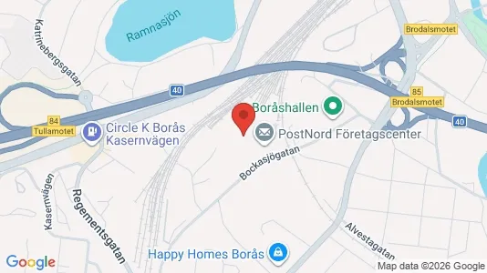 Lagerlokaler att hyra i Borås - Bild från Google Street View