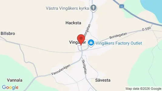Kontorslokaler att hyra i Vingåker - Bild från Google Street View