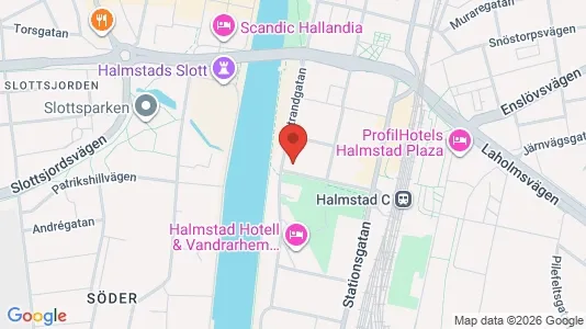 Kontorslokaler att hyra i Halmstad - Bild från Google Street View