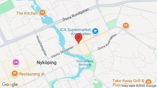 Kontorslokaler att hyra i Nyköping - Bild från Google Street View