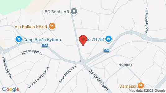 Kontorslokaler att hyra i Borås - Bild från Google Street View