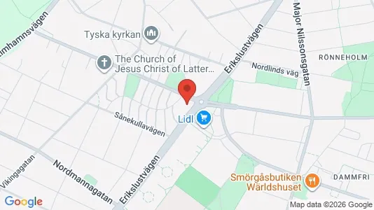 Kontorslokaler att hyra i Malmö Centrum - kort over placeringen