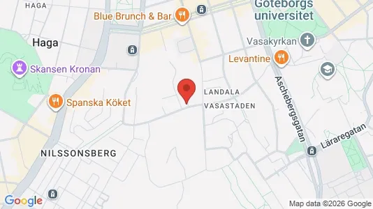 Kontorslokaler att hyra i Göteborg Centrum - kort over placeringen