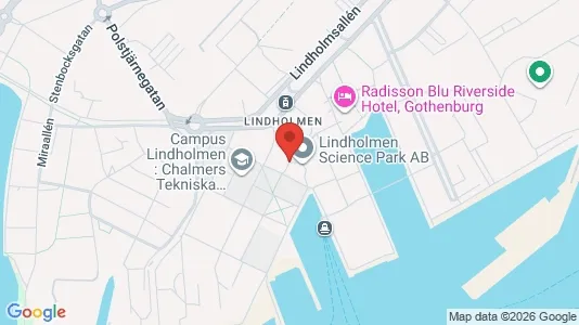 Kontorslokaler att hyra i Lundby - kort over placeringen