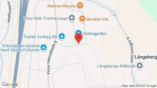 Kontorslokaler att hyra i Askim-Frölunda-Högsbo - kort over placeringen