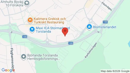 Kontorslokaler att hyra i Västra hisingen - kort over placeringen