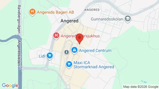 Kontorslokaler att hyra i Angered - Bild från Google Street View