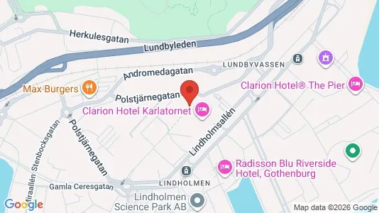 Kontorslokaler att hyra i Lundby - kort over placeringen