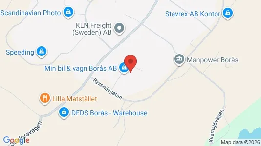 Kontorslokaler att hyra i Borås - Bild från Google Street View
