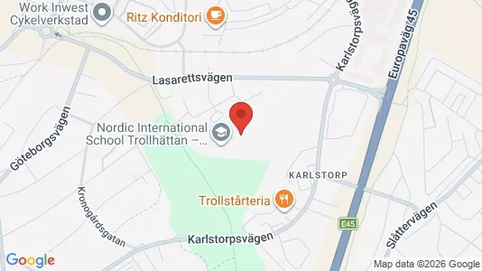 Kontorslokaler att hyra i Trollhättan - Bild från Google Street View