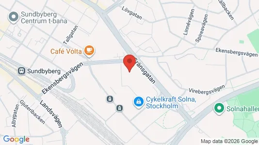Kontorslokaler att hyra i Solna - Bild från Google Street View