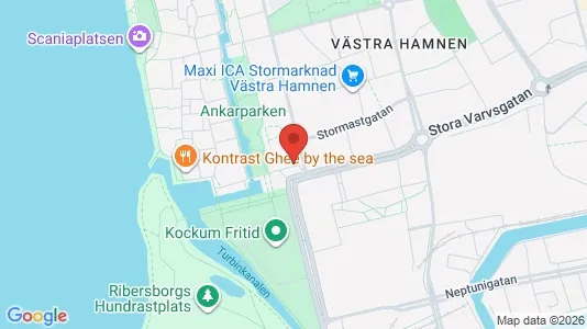 Kontorslokaler att hyra i Malmö Centrum - kort over placeringen