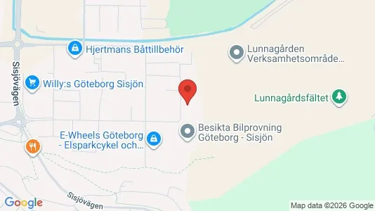 Lagerlokaler att hyra i Askim-Frölunda-Högsbo - kort over placeringen