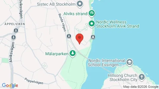 Kontorslokaler att hyra i Västerort - kort over placeringen