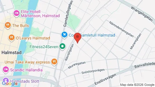 Kontorslokaler att hyra i Halmstad - Bild från Google Street View