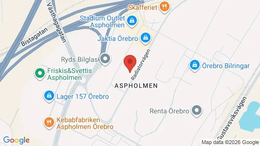 Kontorslokaler att hyra i Örebro - Bild från Google Street View