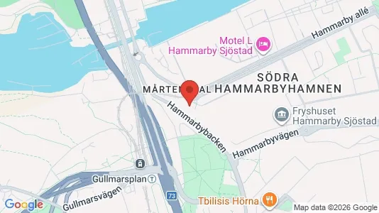 Kontorslokaler att hyra i Söderort - kort over placeringen
