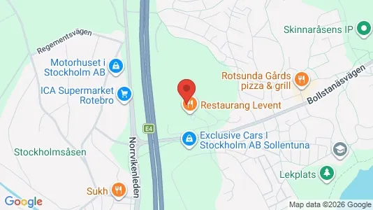 Kontorslokaler att hyra i Sollentuna - kort over placeringen